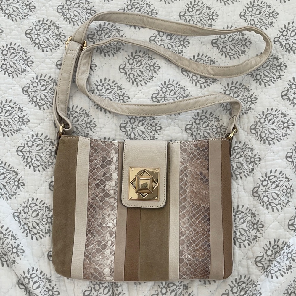 Cream crossbody